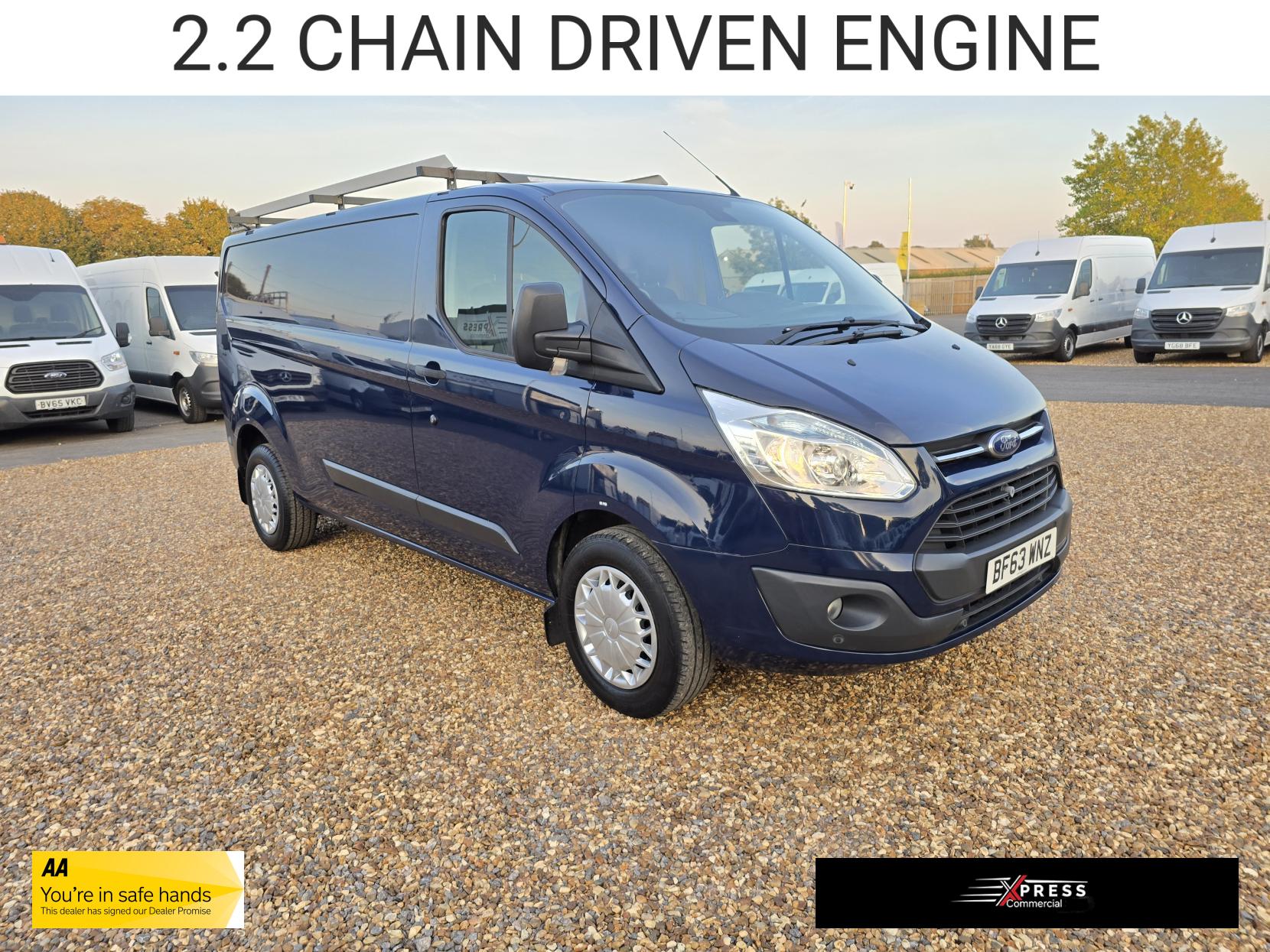 Ford Transit Custom 2.2 TDCi 330 Trend Panel Van 5dr Diesel Manual L2 H1 (197 g/km, 123 bhp)