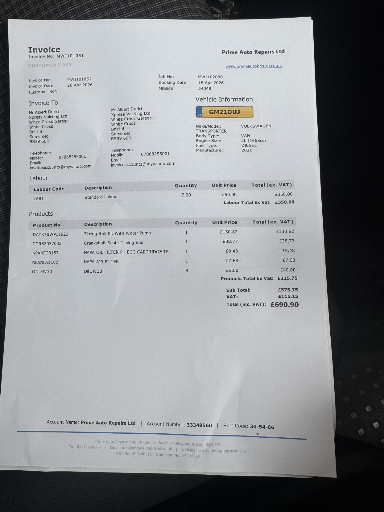2021 Volkswagen Transporter 2.0 TDI T28 Startline Panel Van 5dr Diesel Manual FWD SWB Euro 6 (s/s) (110 ps) - Thumbnail 47