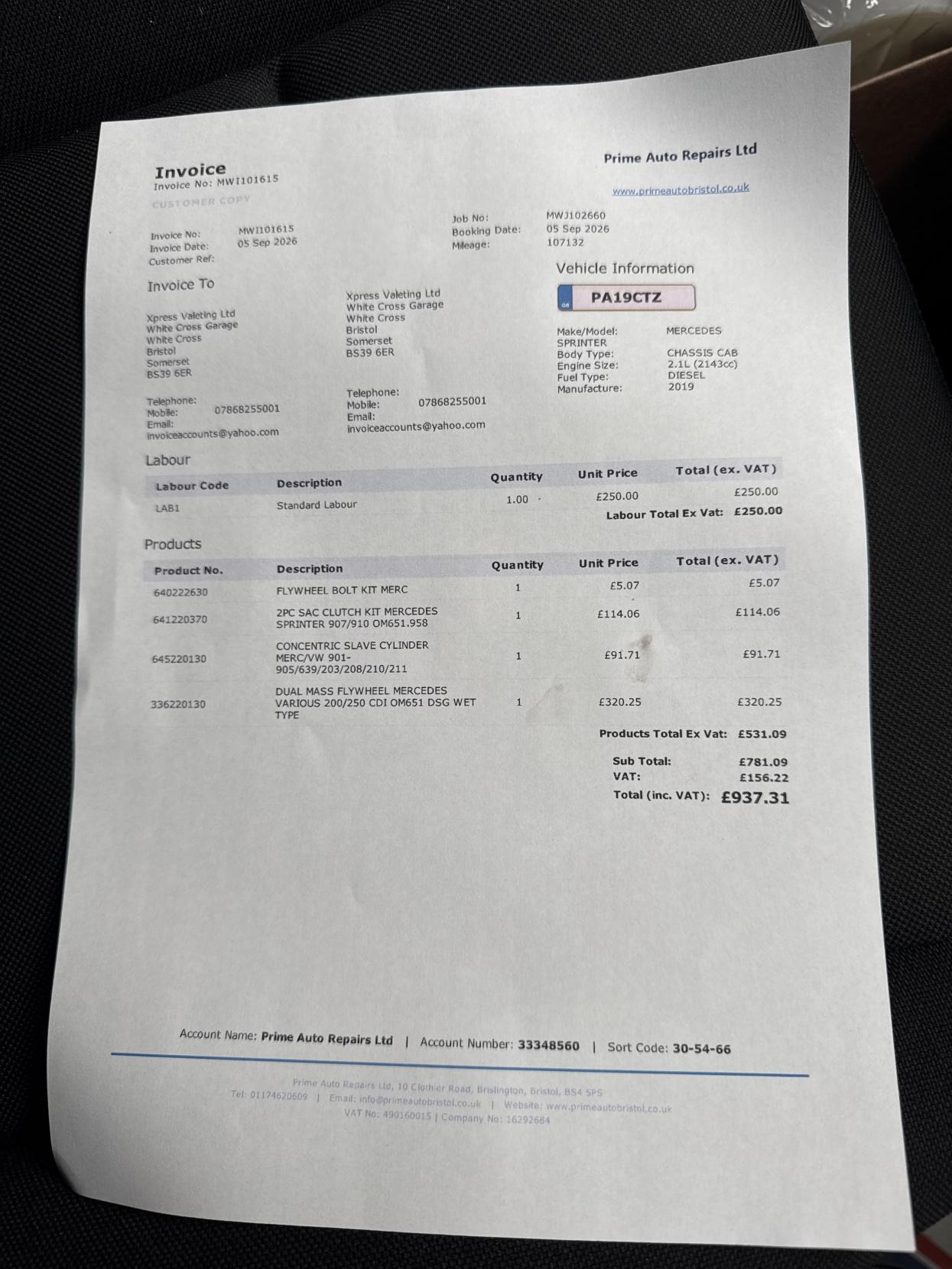 2019 Mercedes-Benz Sprinter 2.1 316 CDI Panel Van 5dr Diesel Manual RWD L2 H2 Euro 6 (163 ps) - Thumbnail 58