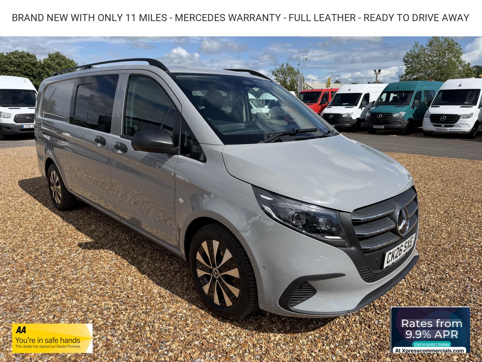 2026 Mercedes-Benz Vito 2.0 119 CDI SELECT Crew Van Double Cab 5dr Diesel G-Tronic RWD L3 Euro 6 (s/s) (190 ps) - Image 1