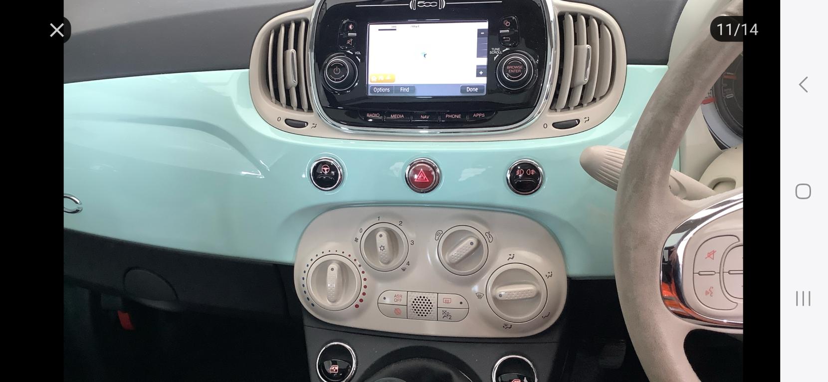 Fiat 500 1.2 Lounge Hatchback 3dr Petrol Manual Euro 6 (s/s) (69 bhp)