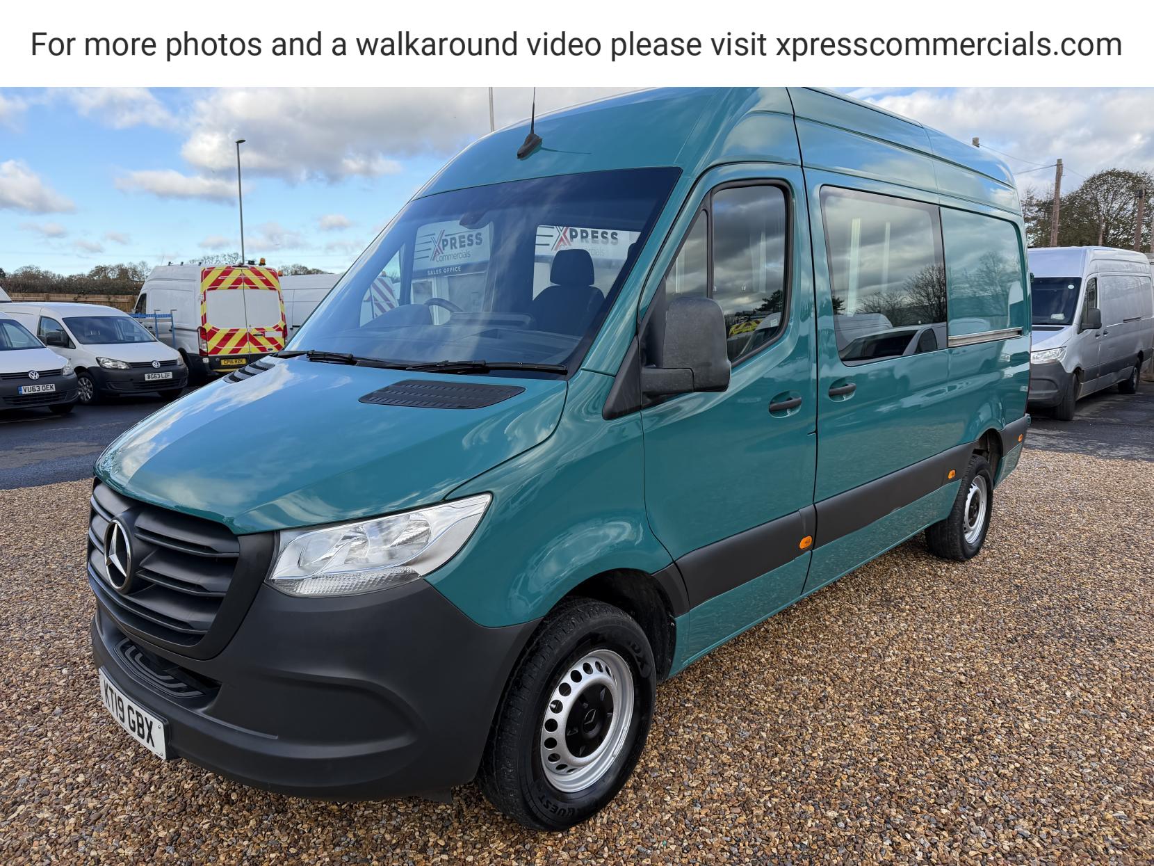 Mercedes-Benz Sprinter 2.1 314 CDI Crew Van Double Cab 5dr Diesel Manual RWD L2 H2 Euro 6 (143 ps)