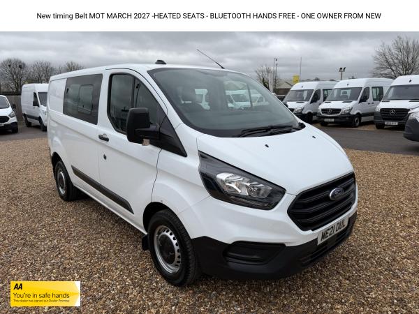Ford Transit Custom 2.0 280 EcoBlue Leader Crew Van Double Cab 5dr Diesel Manual L1 H1 Euro 6 (s/s) (105 ps)