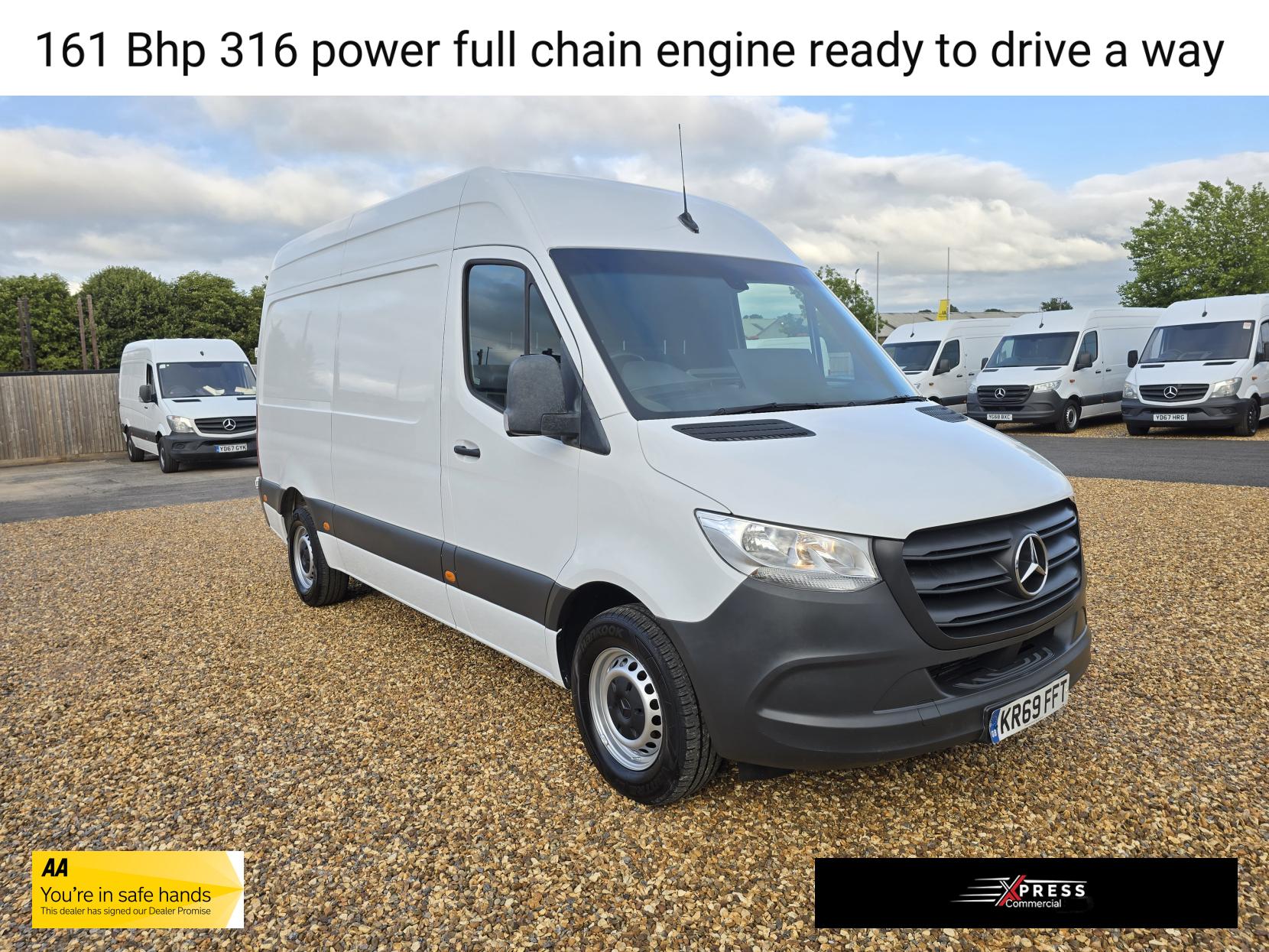 Mercedes-Benz Sprinter 2.1 316 CDI Panel Van 5dr Diesel Manual RWD L2 H2 Euro 6 (163 ps)