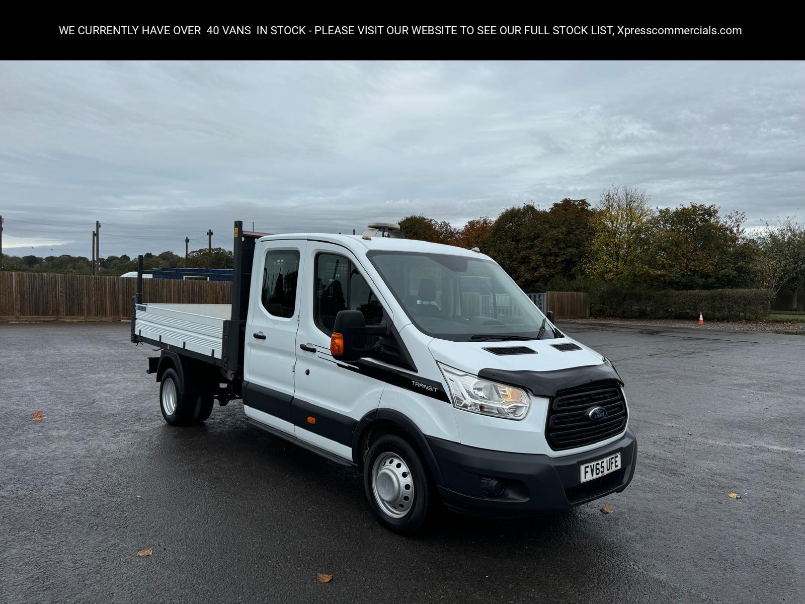 Ford Transit 2.2 TDCi 350 1-Way Double Tipper Double Cab 4dr Diesel Manual RWD L3 Euro 5 (1-Way, 1-Stop) (125 ps)