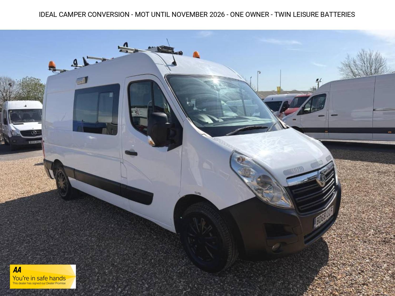 2018 Vauxhall Movano 2.3 CDTi 3500 Panel Van 5dr Diesel Manual FWD L2 H2 Euro 6 (130 ps) - Image 1