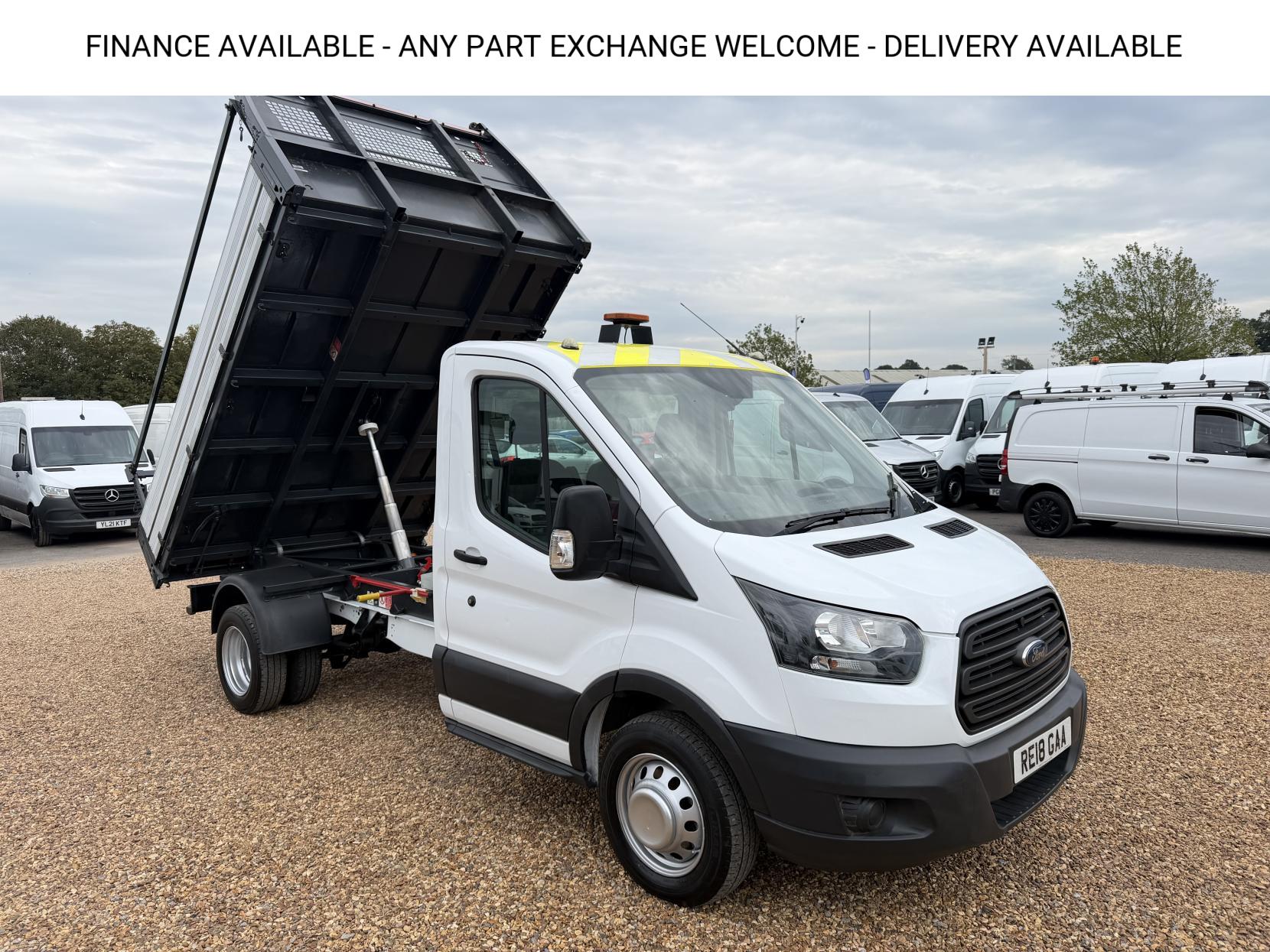 2018 Ford Transit 2.0 350 EcoBlue 1-Way Tipper 2dr Diesel Manual RWD L2 Euro 6 (1-Stop, DRW) (130 ps) - Thumbnail 5