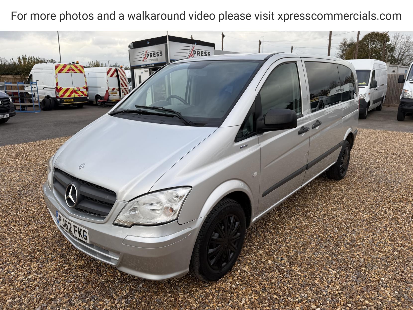 Mercedes-Benz Vito 2.1 110 CDi BlueEFFICIENCY Shuttle Minibus 5dr Diesel Manual L1 (198 g/km, 95 bhp)