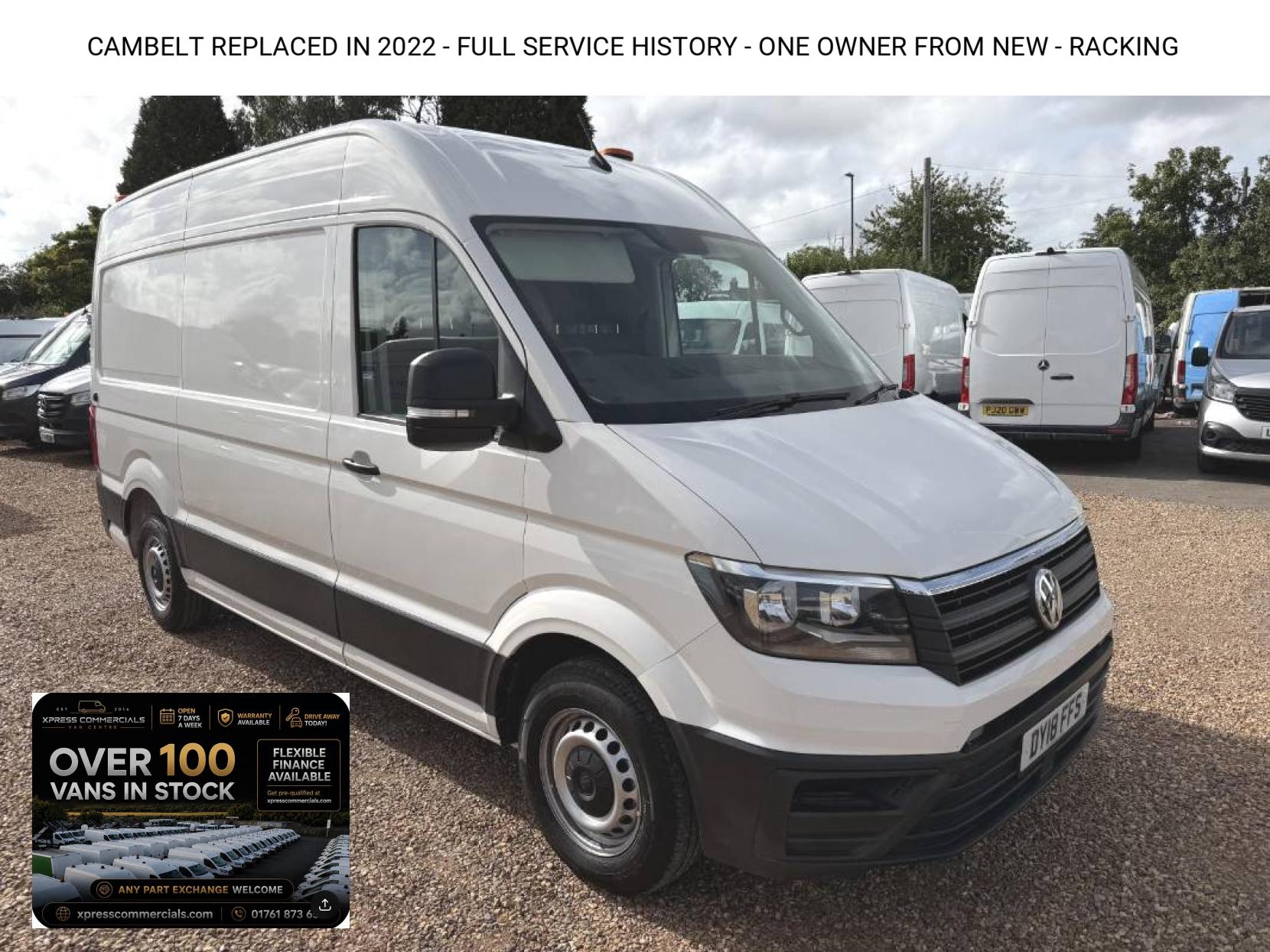 2018 Volkswagen Crafter 2.0 TDI CR35 BlueMotion Tech Startline Panel Van 5dr Diesel Manual FWD MWB High Roof Euro 6 (s/s) (140 ps) - Image 1