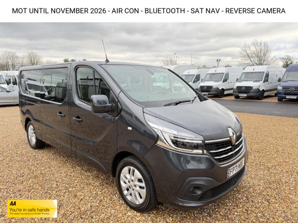Renault Trafic 2.0 dCi ENERGY 30 Sport Nav Crew Van Double Cab 6dr Diesel Manual LWB Euro 6 (s/s) (145 ps)