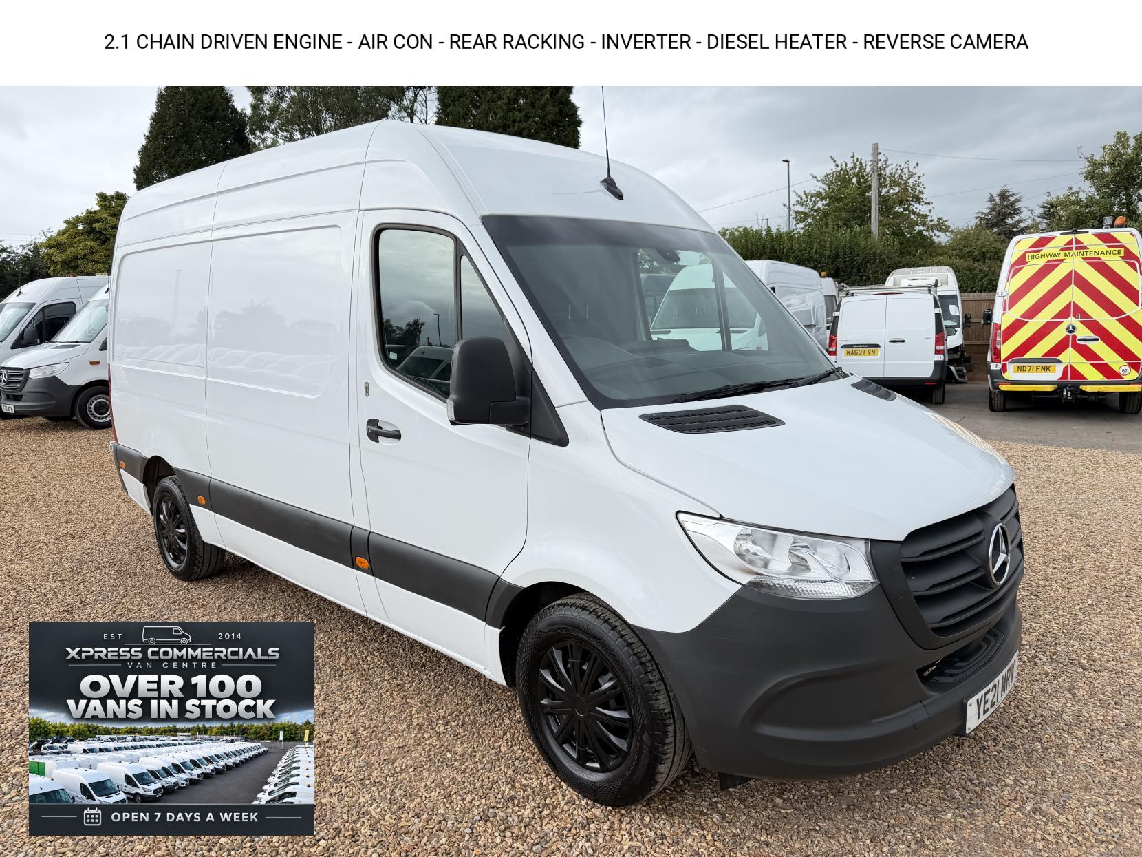 2021 Mercedes-Benz Sprinter 2.1 316 CDI Progressive Panel Van 5dr Diesel Manual RWD L2 H2 Euro 6 (s/s) (163 ps)