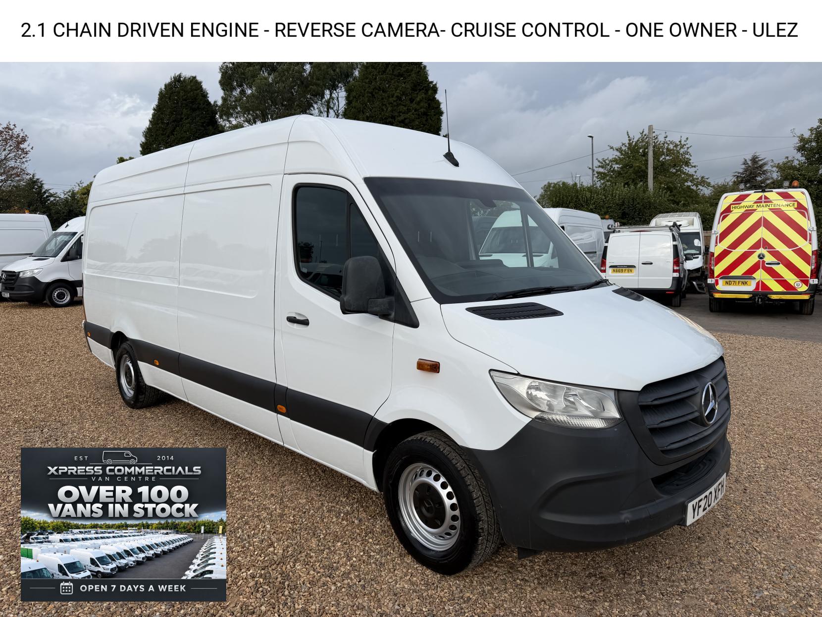 2020 Mercedes-Benz Sprinter 2.1 311 CDI Panel Van 5dr Diesel Manual RWD L3 H2 Euro 6 (114 ps)