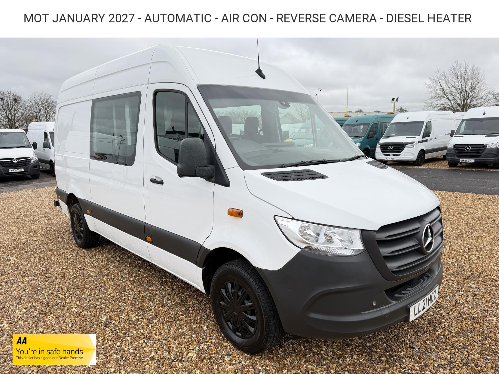 Mercedes-Benz Sprinter 2.0 315 CDI Progressive Panel Van 5dr Diesel G-Tronic RWD L2 H2 Euro 6 (s/s) (150 ps)