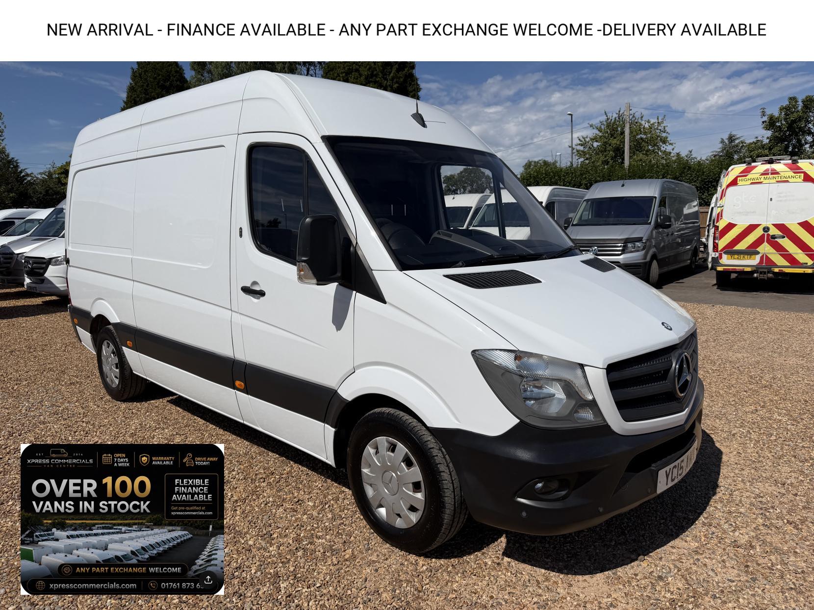 2015 Mercedes-Benz Sprinter 2.1 313 CDi Panel Van 4dr Diesel Manual RWD L2 (129 bhp) - Image 1
