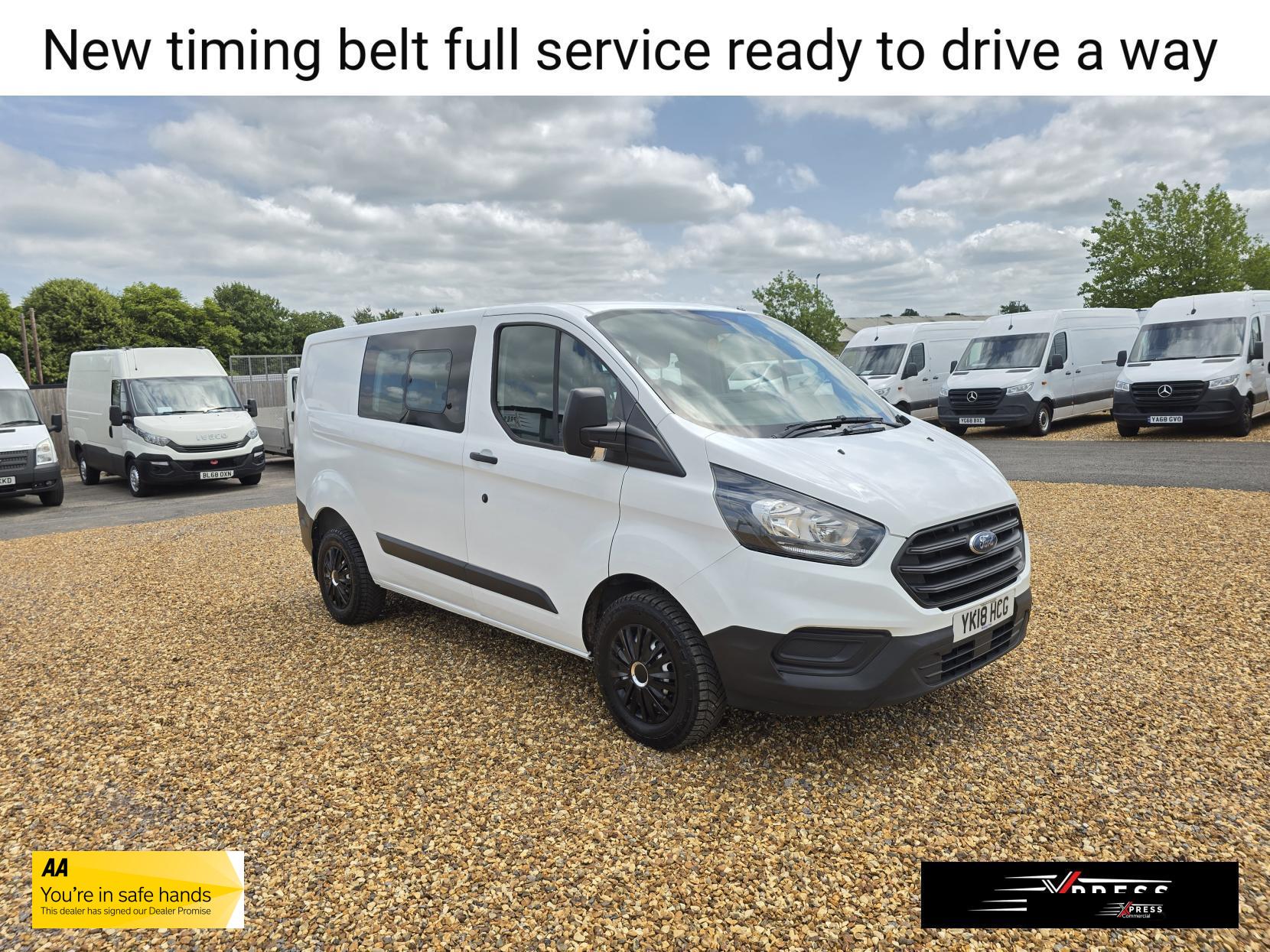 Ford Transit Custom Transit Custom 2.0 280 EcoBlue Crew Van Double Cab 5dr Diesel Manual L1 H1 Euro 6 (5 Seat) (105 ps)
