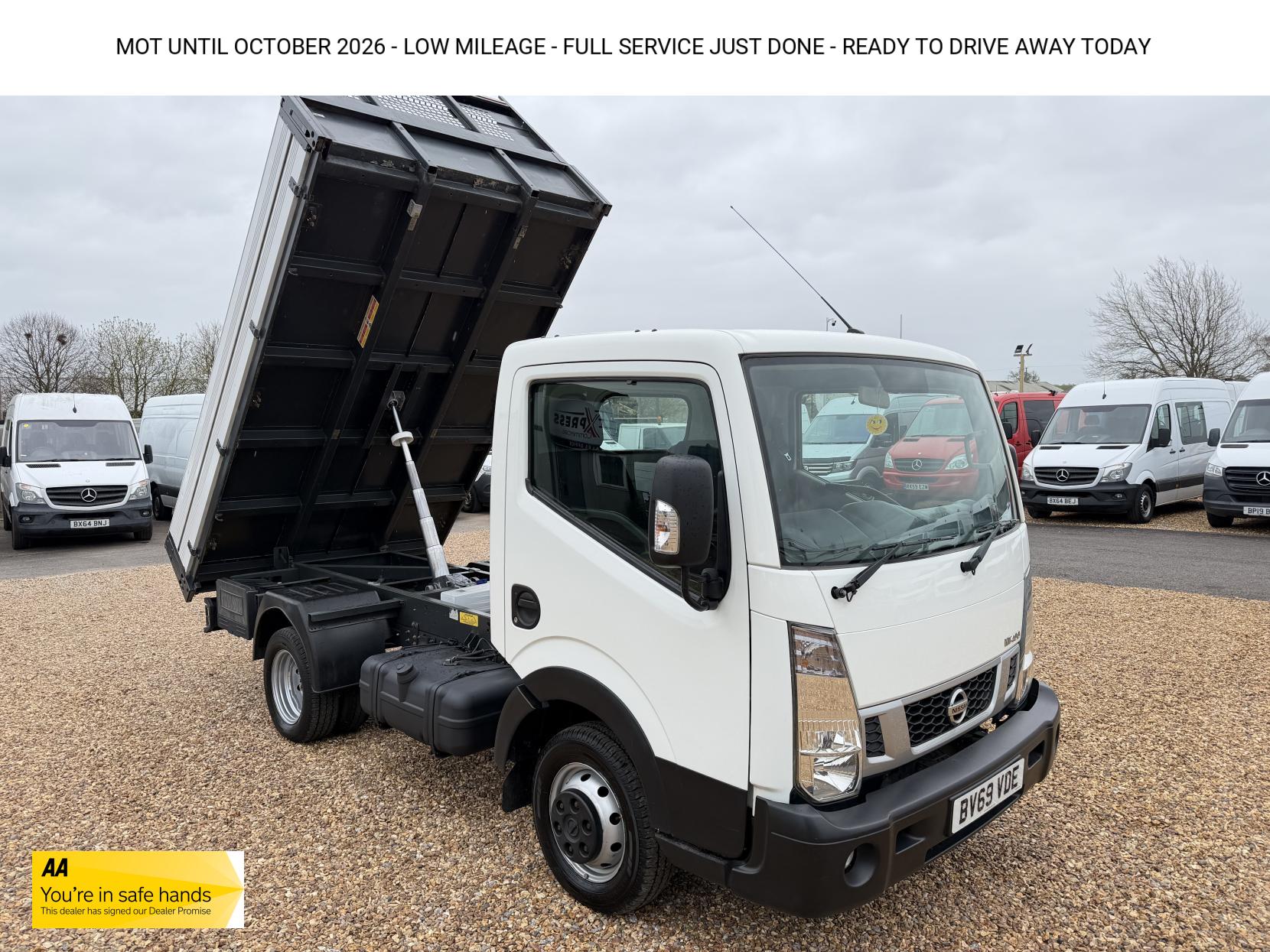 2019 Nissan NT400 Cabstar 3.0 dCi 35.13 Tipper 2dr Diesel Manual L1 Euro 6 (130 ps)