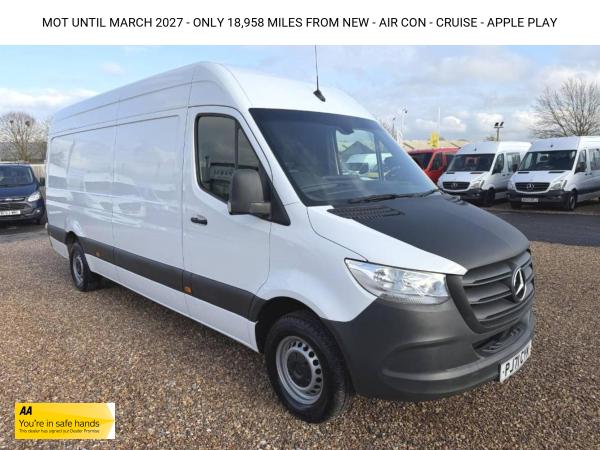 Mercedes-Benz Sprinter 2.1 314 CDI Progressive Panel Van 5dr Diesel Manual RWD L3 H2 Euro 6 (s/s) (143 ps)