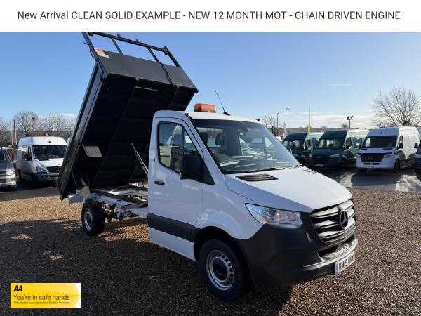 Mercedes-Benz Sprinter 2.1 314 CDI Ready To Work 1Way Tipper 2dr Diesel Manual L2 Euro 6 (143 ps)