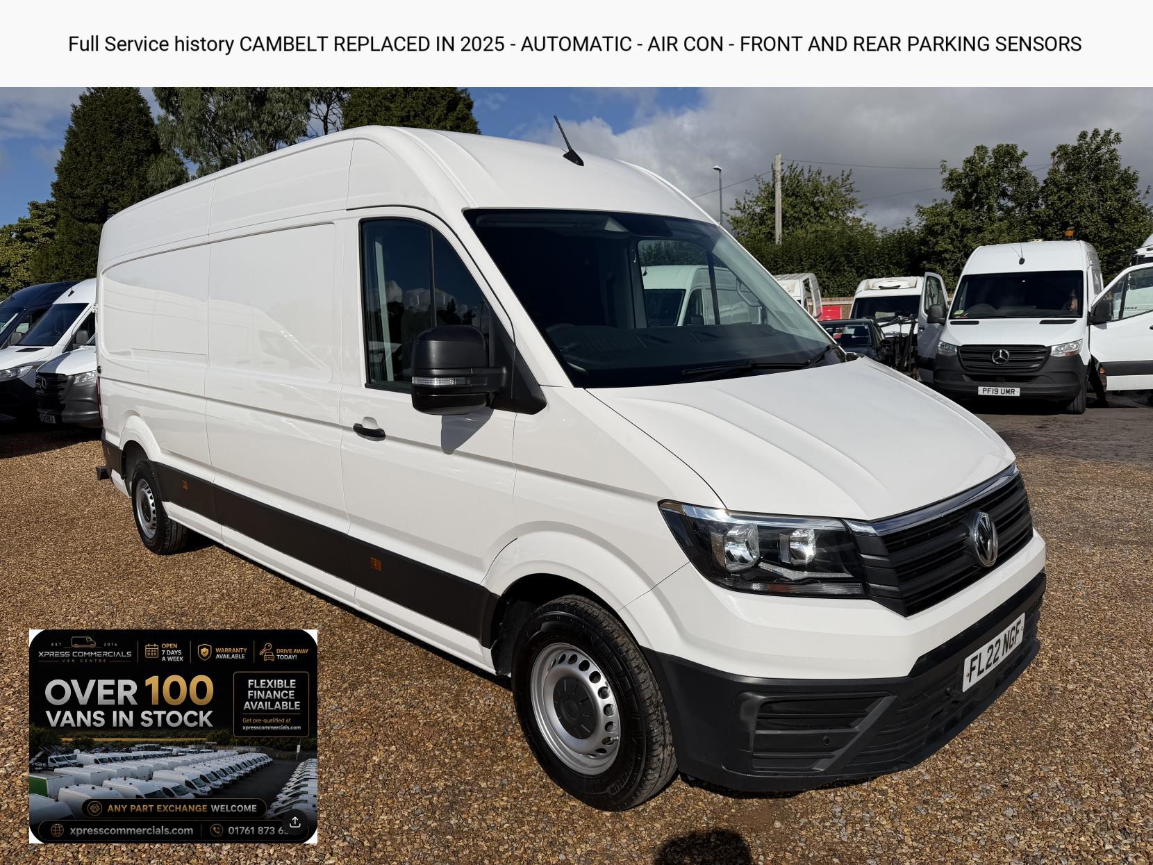 2022 Volkswagen Crafter 2.0 TDI CR35 Startline Panel Van 5dr Diesel Automatic FWD LWB High Roof Euro 6 (s/s) (140 ps) - Image 1