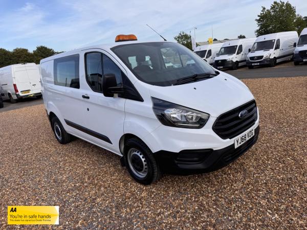 Ford Transit Custom 2.0 280 EcoBlue Crew Van Double Cab 5dr Diesel Manual L1 H1 Euro 6 (5 Seat) (105 ps)