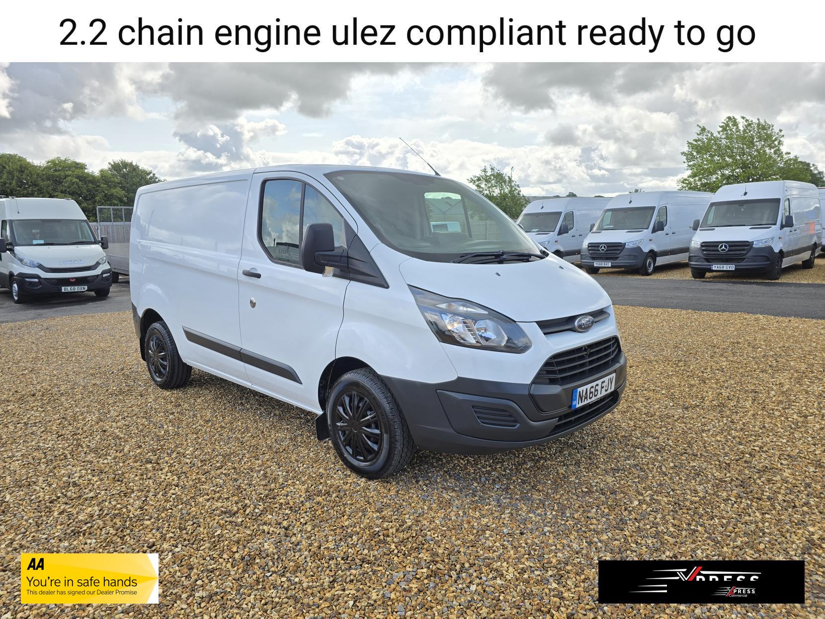 Ford Transit Custom Transit Custom 2.2 TDCi 290 Panel Van 5dr Diesel Manual L1 H1 (186 g/km, 98 bhp)