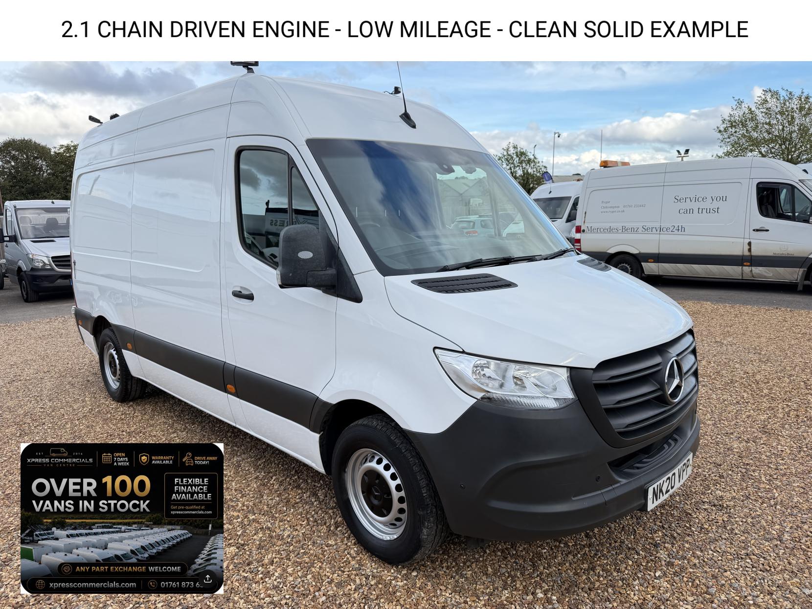 2020 Mercedes-Benz Sprinter 2.1 314 CDI Panel Van 5dr Diesel Manual RWD L2 H2 Euro 6 (s/s) (143 ps)