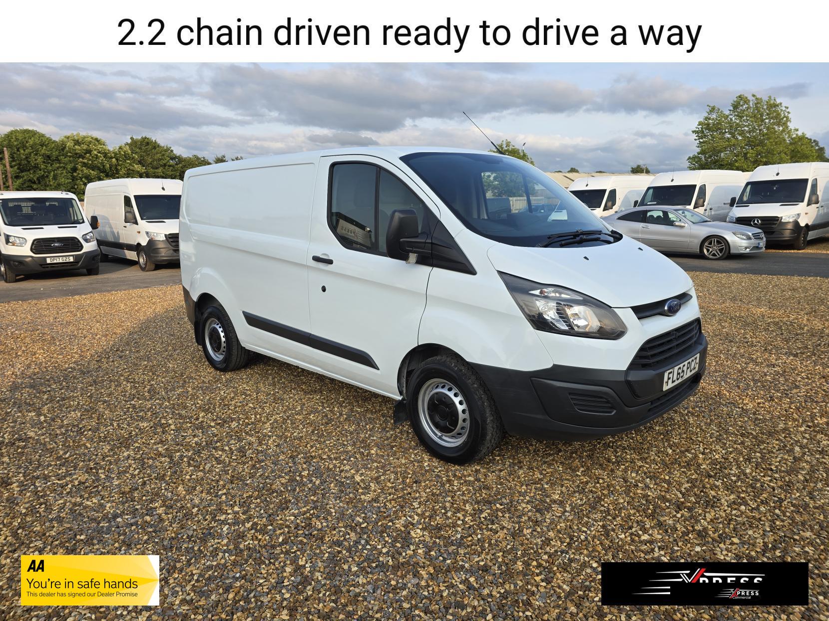 Ford Transit Custom Transit Custom 2.2 TDCi 290 Panel Van 5dr Diesel Manual L1 H1 (186 g/km, 98 bhp)
