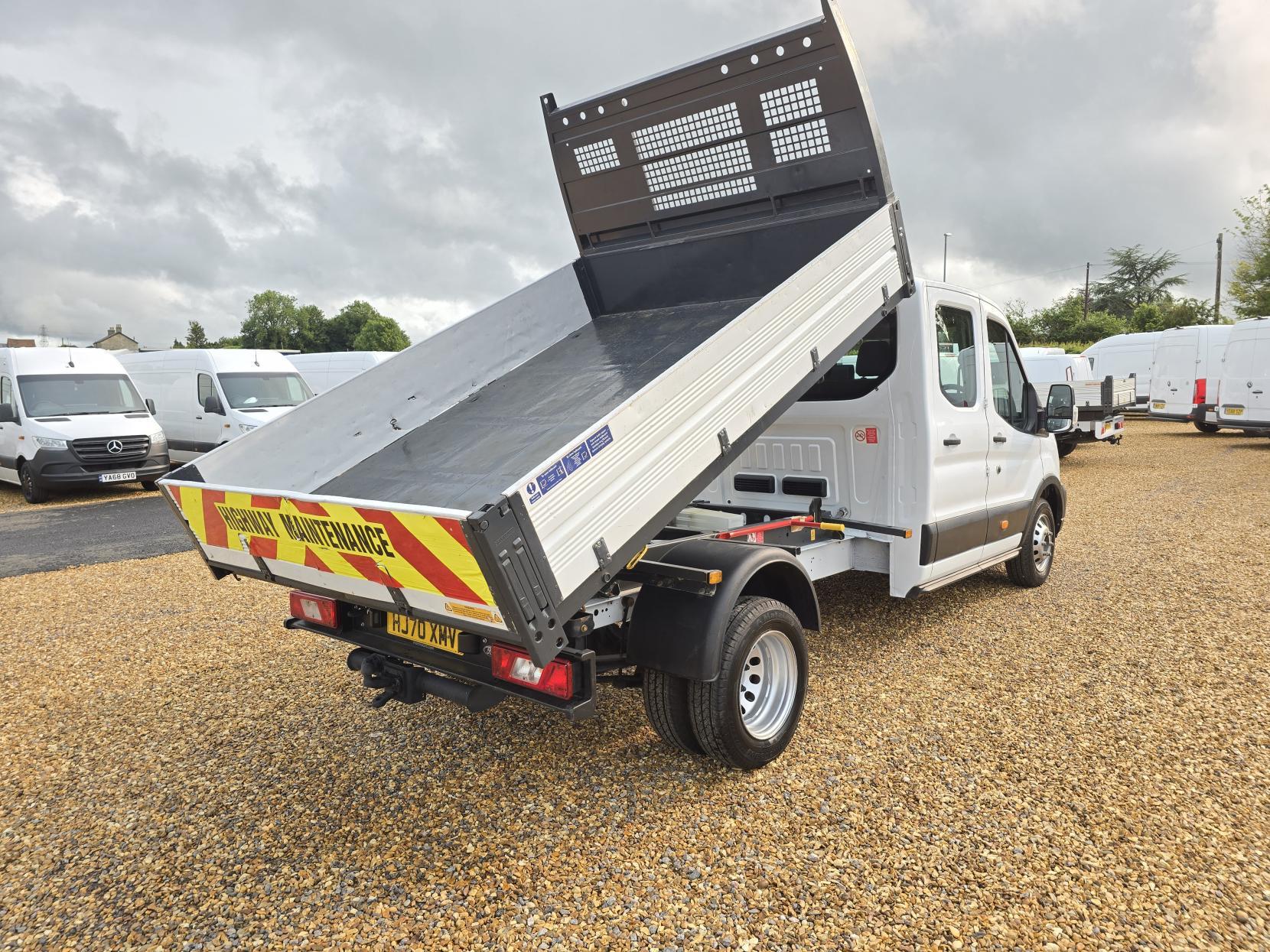 Ford Transit 2.0 350 EcoBlue Leader Tipper Double Cab 4dr Diesel Manual RWD L3 Euro 6 (s/s) (1-Way, Aluminium, 1-Stop) (130 ps)