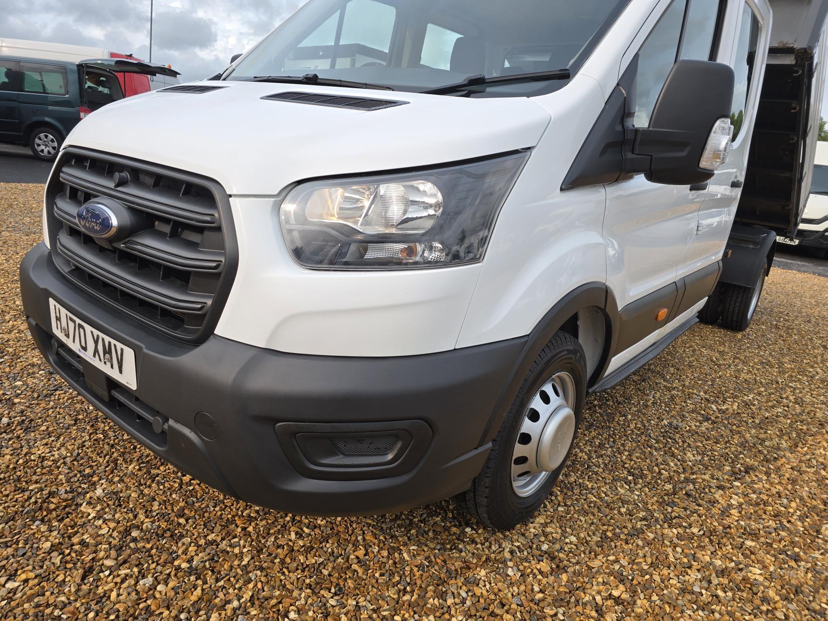 Ford Transit 2.0 350 EcoBlue Leader Tipper Double Cab 4dr Diesel Manual RWD L3 Euro 6 (s/s) (1-Way, Aluminium, 1-Stop) (130 ps)
