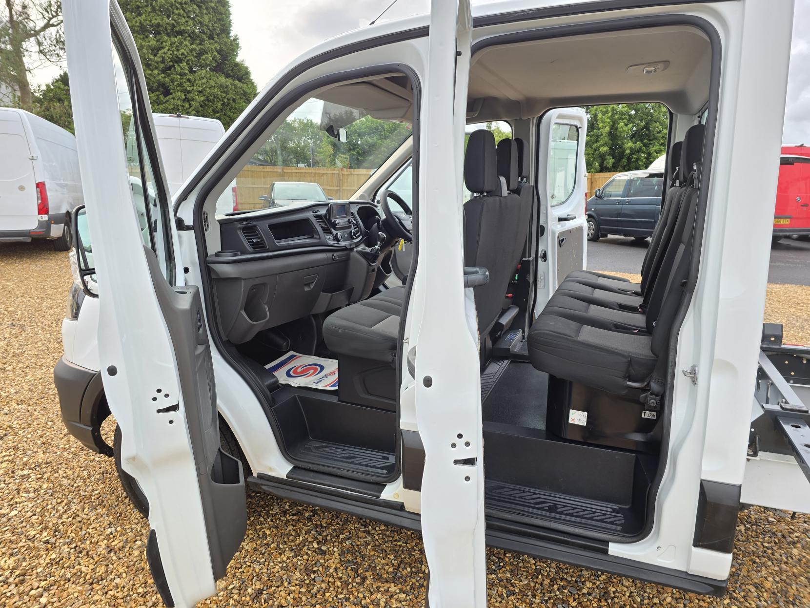 Ford Transit 2.0 350 EcoBlue Leader Tipper Double Cab 4dr Diesel Manual RWD L3 Euro 6 (s/s) (1-Way, Aluminium, 1-Stop) (130 ps)
