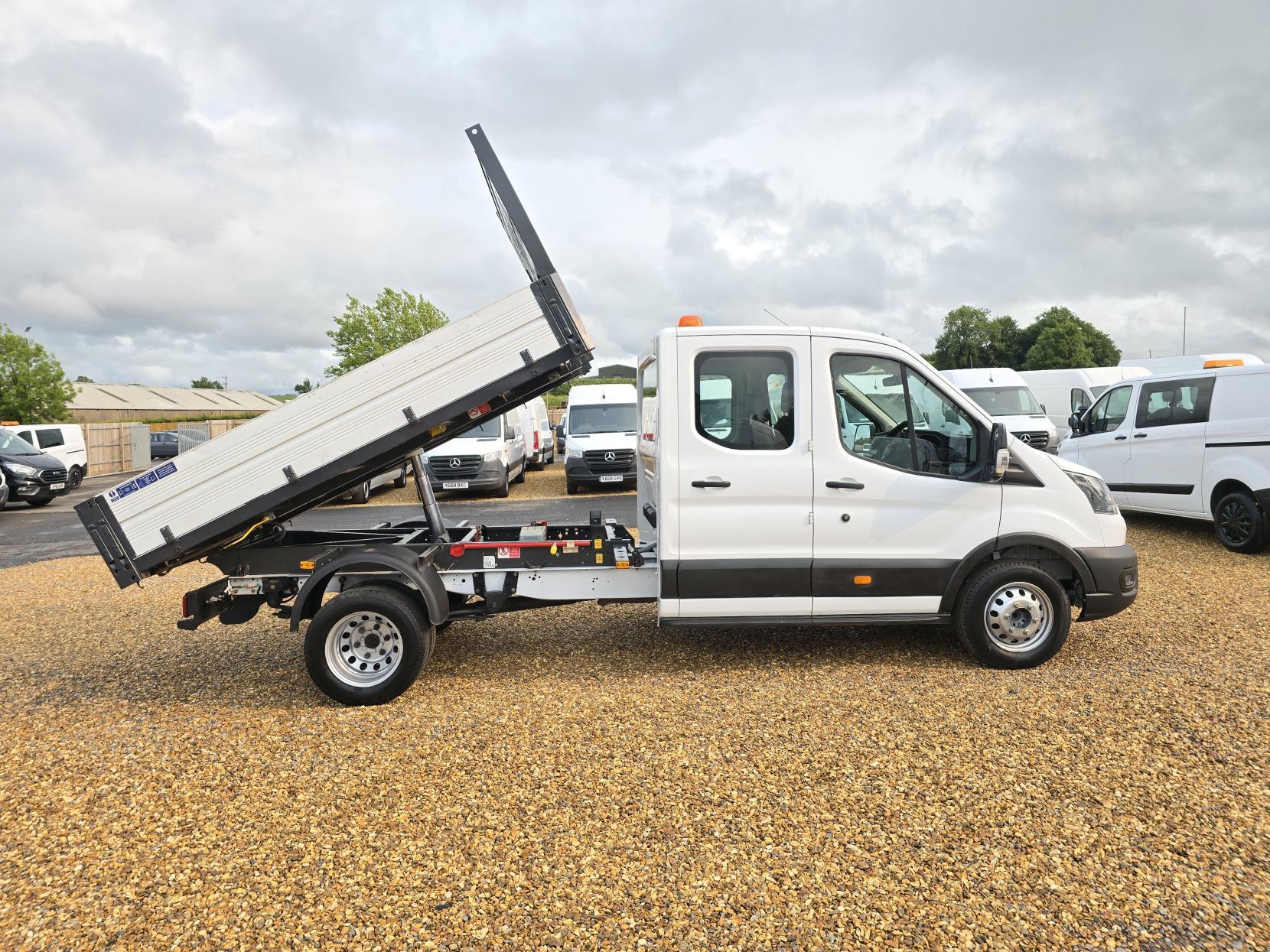 Ford Transit 2.0 350 EcoBlue Leader Tipper Double Cab 4dr Diesel Manual RWD L3 Euro 6 (s/s) (1-Way, Aluminium, 1-Stop) (130 ps)