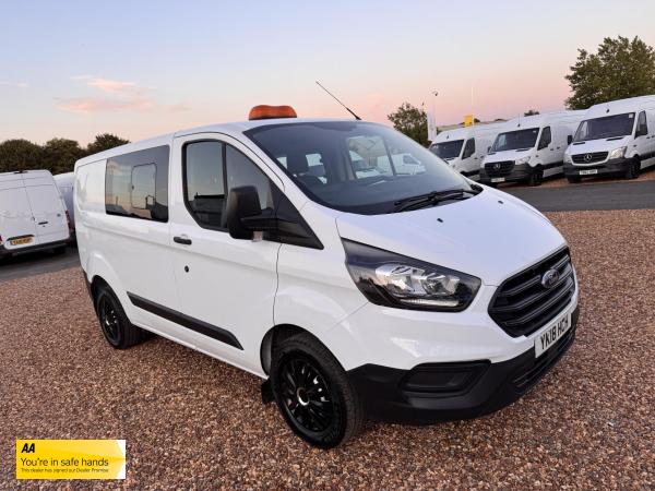 Ford Transit Custom 2.0 280 EcoBlue Crew Van Double Cab 5dr Diesel Manual L1 H1 Euro 6 (5 Seat) (105 ps)