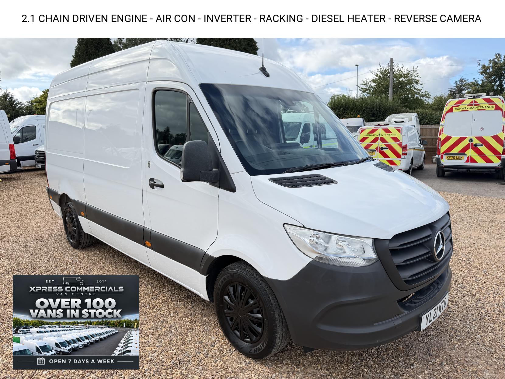 2021 Mercedes-Benz Sprinter 2.1 316 CDI Progressive Panel Van 5dr Diesel Manual RWD L2 H2 Euro 6 (s/s) (163 ps)