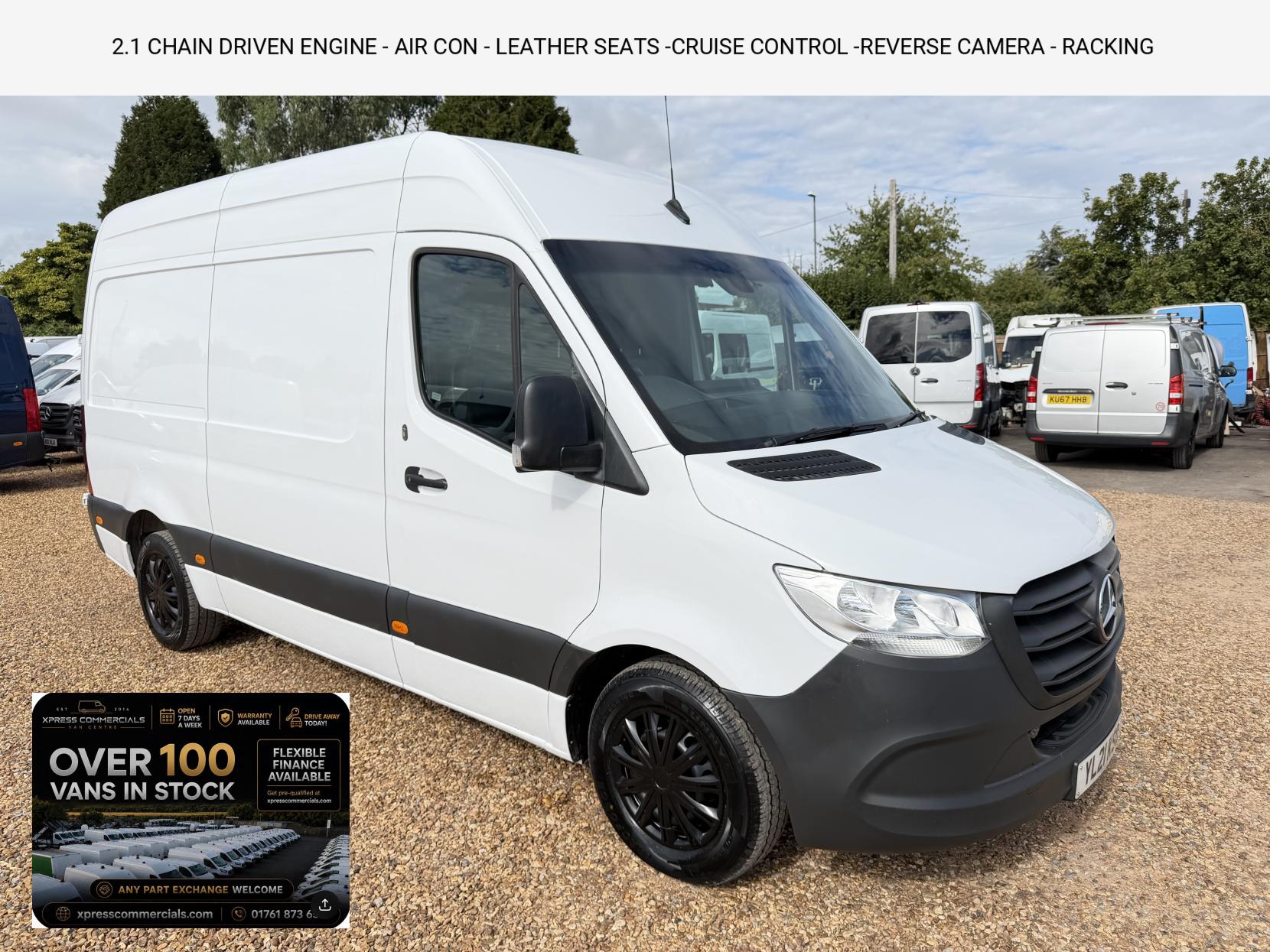 2021 Mercedes-Benz Sprinter 2.1 316 CDI Progressive Panel Van 5dr Diesel Manual RWD L2 H2 Euro 6 (s/s) (163 ps) - Image 1