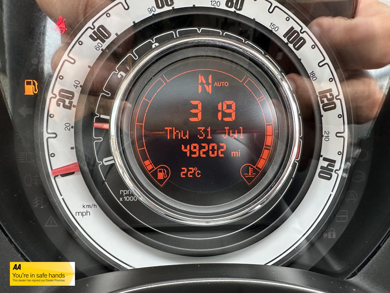 Fiat 500 1.2 Lounge Hatchback 3dr Petrol Manual Euro 5 (s/s) (69 bhp)