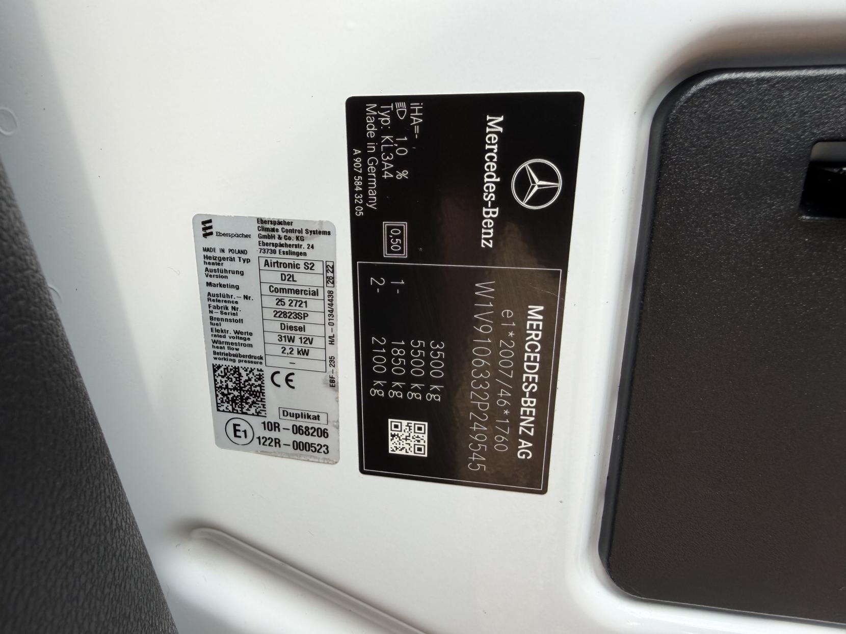 2020 Mercedes-Benz Sprinter 2.1 314 CDI Panel Van 5dr Diesel Manual FWD L2 H2 Euro 6 (143 ps) - Thumbnail 39