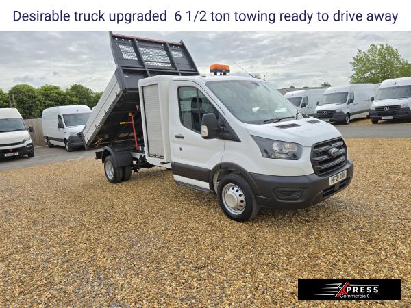 Ford Transit 2.0 350 EcoBlue Leader Tipper 2dr Diesel Manual RWD L3 Euro 6 (s/s) (1-Way, 1-Stop, Tool Pod) (130 ps)