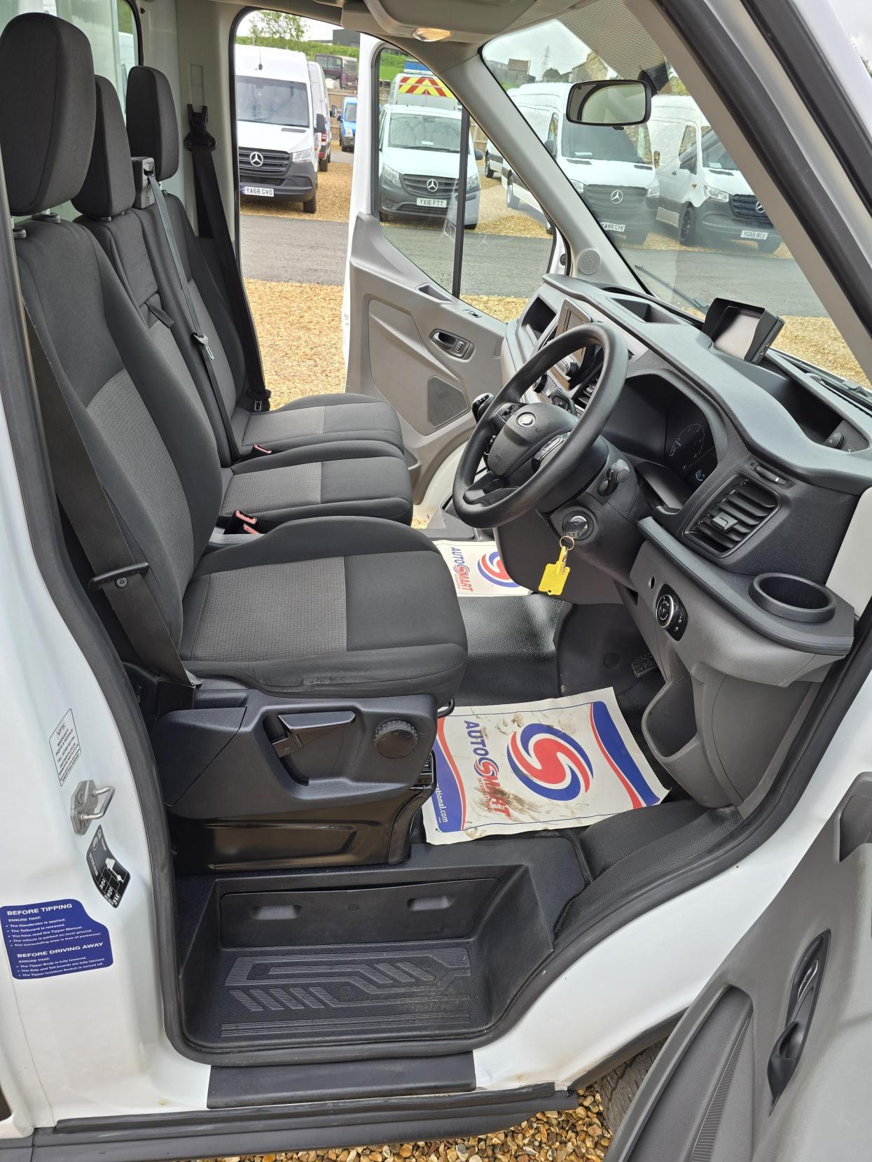 Ford Transit 2.0 350 EcoBlue Leader Tipper 2dr Diesel Manual RWD L3 Euro 6 (s/s) (1-Way, 1-Stop, Tool Pod) (130 ps)