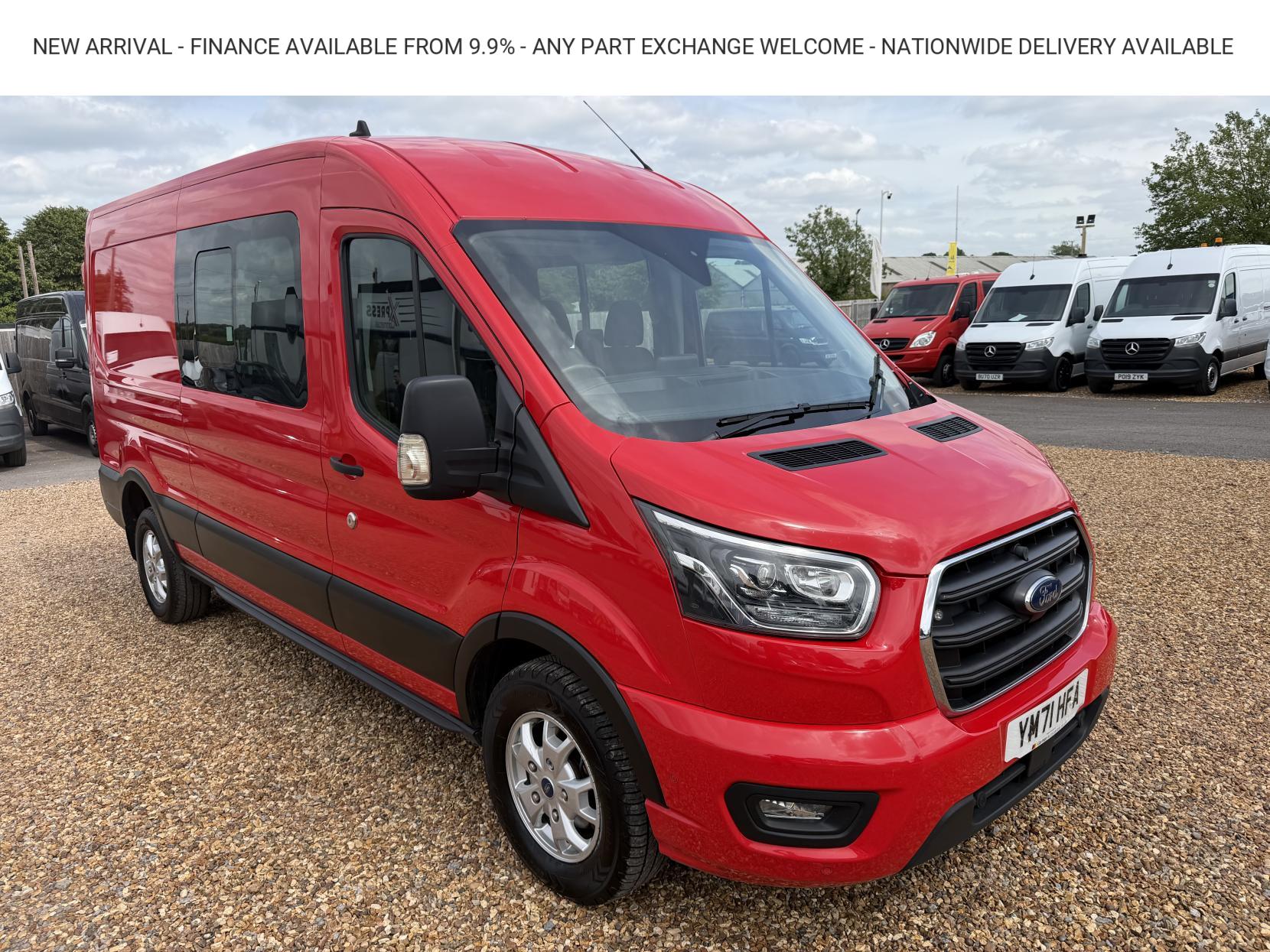 2022 Ford Transit 2.0 350 EcoBlue MHEV Limited Crew Van Double Cab 6dr Diesel Manual RWD L3 H2 Euro 6 (s/s) (130 ps) - Image 1