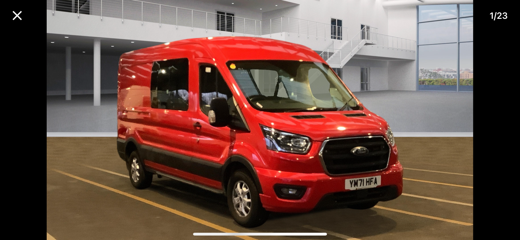 Ford Transit 2.0 350 EcoBlue MHEV Limited Crew Van Double Cab 6dr Diesel Manual RWD L3 H2 Euro 6 (s/s) (130 ps)