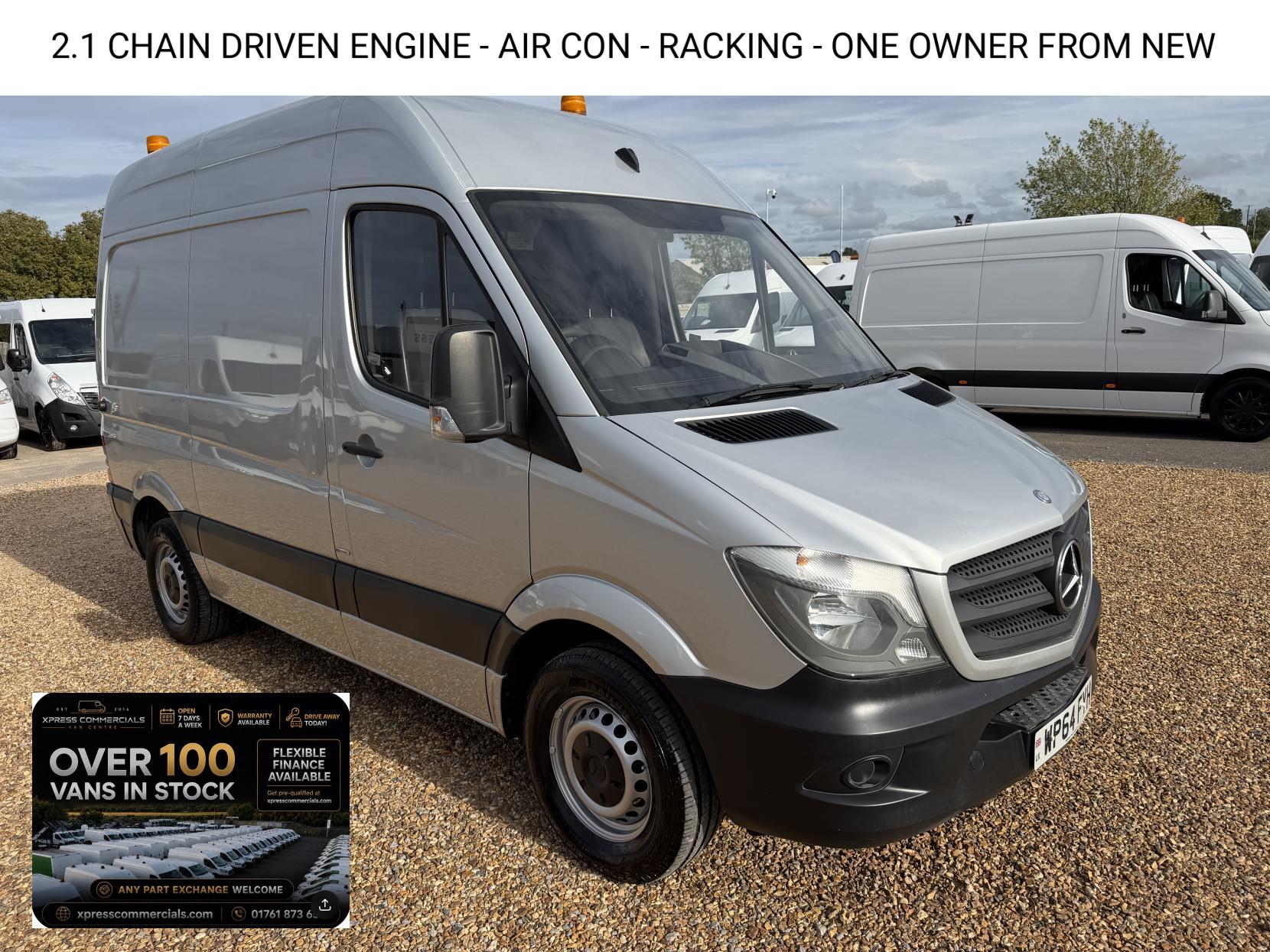 2014 Mercedes-Benz Sprinter 2.1 313 CDi Panel Van 4dr Diesel Manual RWD L1 H3 (222 g/km, 129 bhp) - Image 1