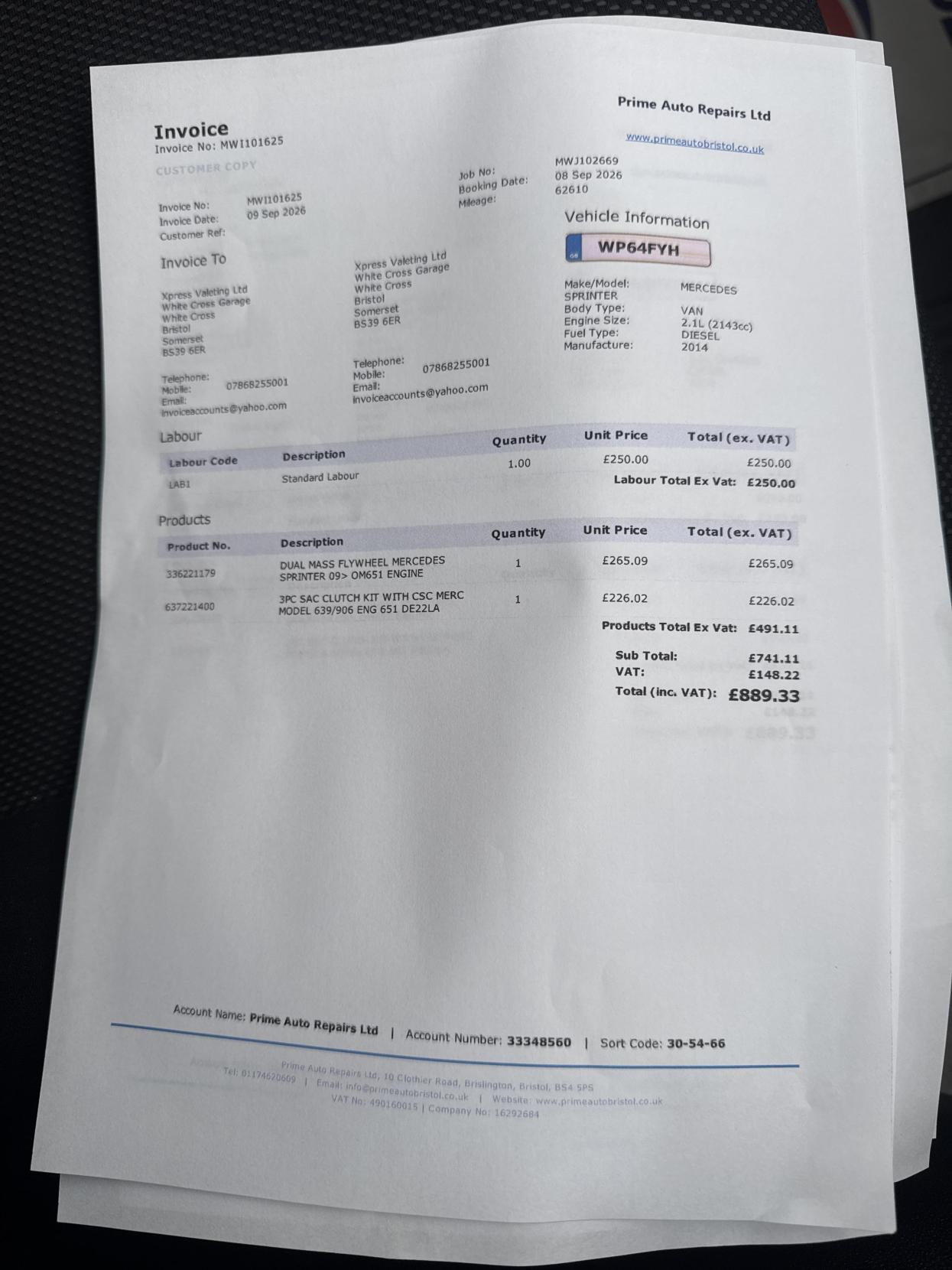 2014 Mercedes-Benz Sprinter 2.1 313 CDi Panel Van 4dr Diesel Manual RWD L1 H3 (222 g/km, 129 bhp) - Thumbnail 48