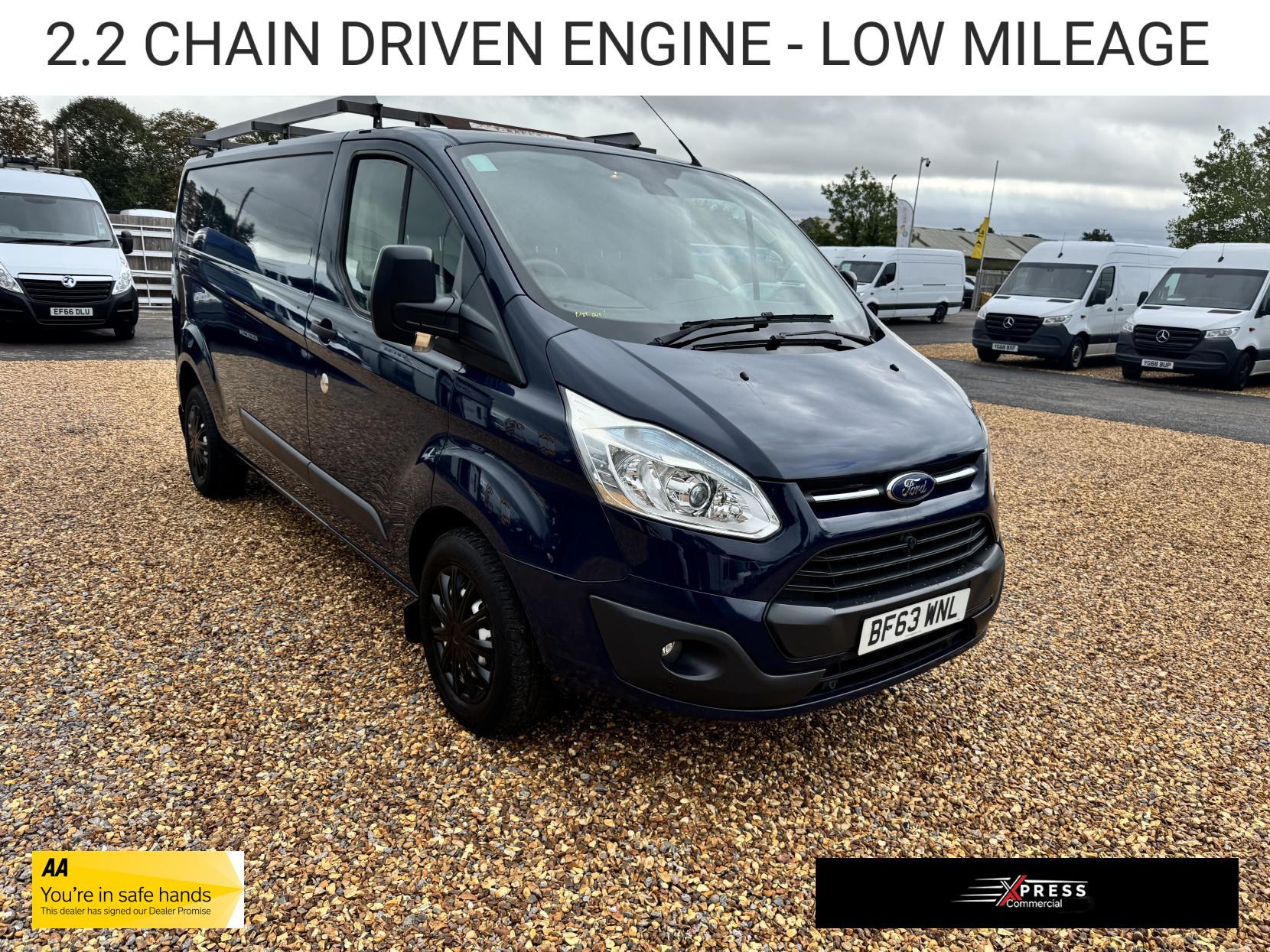 Ford Transit Custom 2.2 TDCi 330 Trend Panel Van 5dr Diesel Manual L2 H1 (197 g/km, 123 bhp)