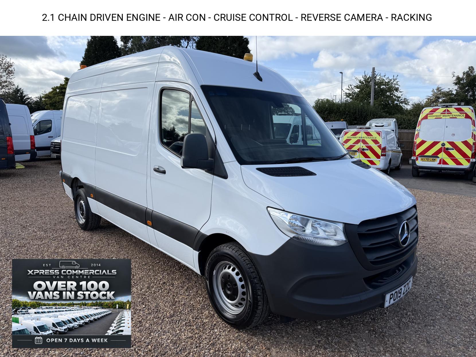 2019 Mercedes-Benz Sprinter 2.1 316 CDI Panel Van 5dr Diesel Manual RWD L2 H2 Euro 6 (163 ps)