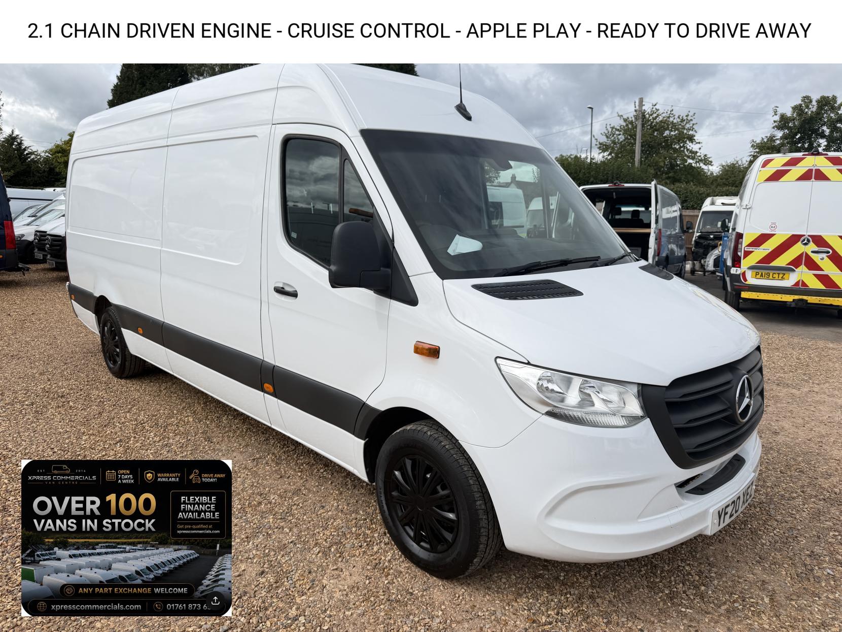 2020 Mercedes-Benz Sprinter 2.1 311 CDI Panel Van 5dr Diesel Manual RWD L3 H2 Euro 6 (114 ps) - Image 1