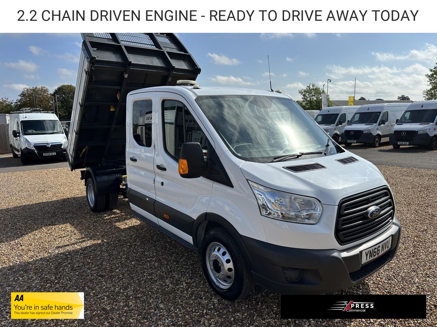 Ford Transit 2.2 TDCi 350 Chassis Double Cab 4dr Diesel Manual RWD L3 H1 Euro 5 (DRW) (125 ps)