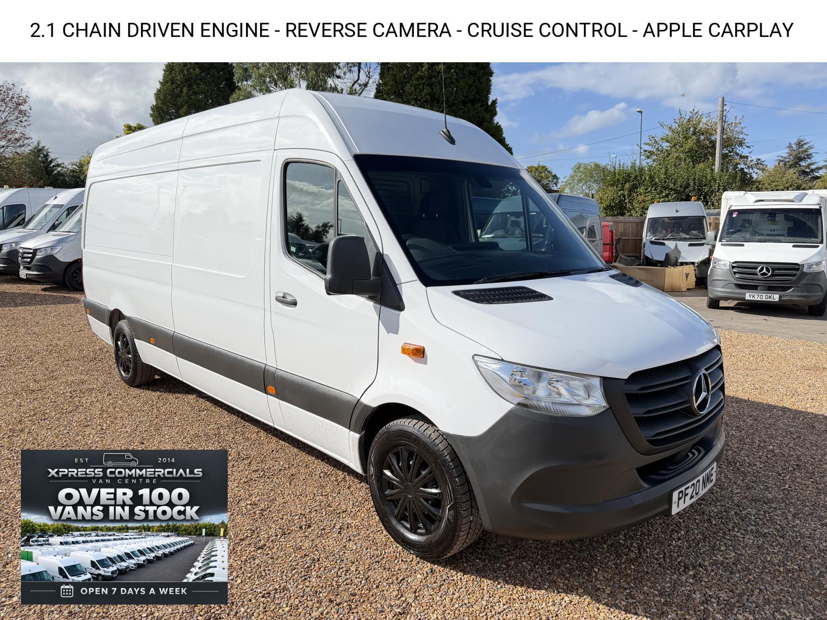 2020 Mercedes-Benz Sprinter 2.1 311 CDI Panel Van 5dr Diesel Manual RWD L3 H2 Euro 6 (114 ps)