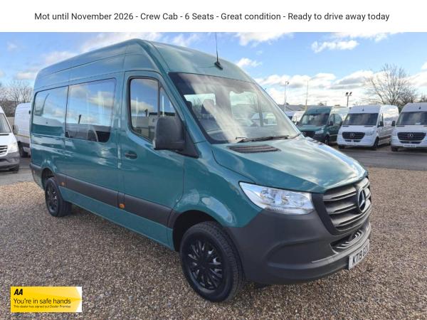 Mercedes-Benz Sprinter 2.1 314 CDI Panel Van 5dr Diesel Manual RWD L2 H2 Euro 6 (s/s) (143 ps)
