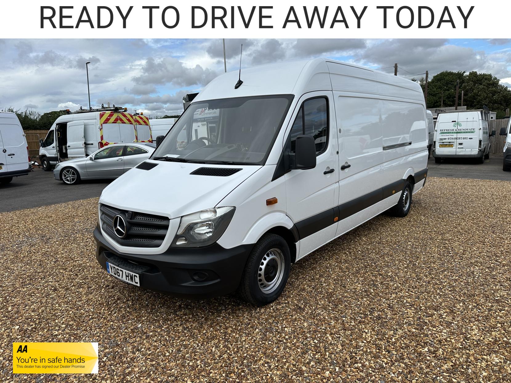 Mercedes-Benz Sprinter 2.1 311 CDi Panel Van 5dr Diesel Manual RWD L3 H3 (234 g/km, 112 bhp)