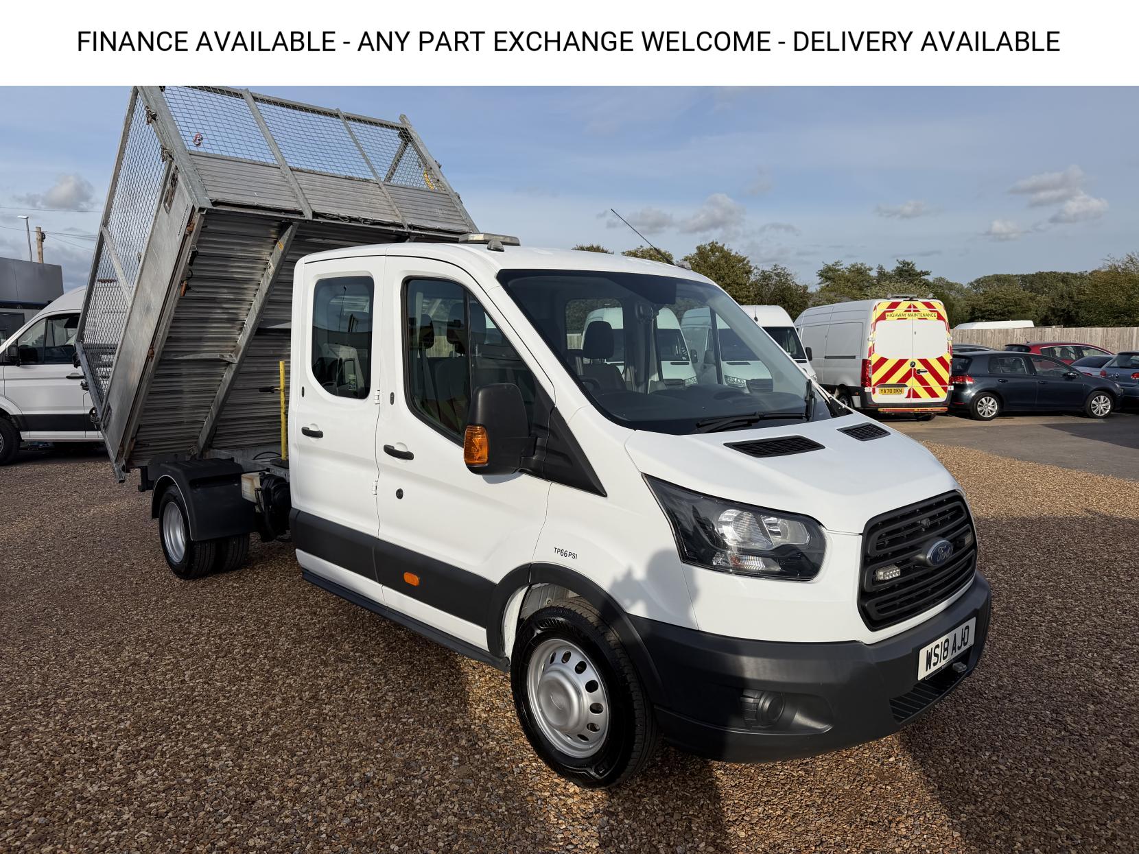 2018 Ford Transit 2.0 350 EcoBlue Chassis Double Cab 4dr Diesel Manual RWD L3 H1 Euro 6 (DRW) (105 ps) - Thumbnail 5